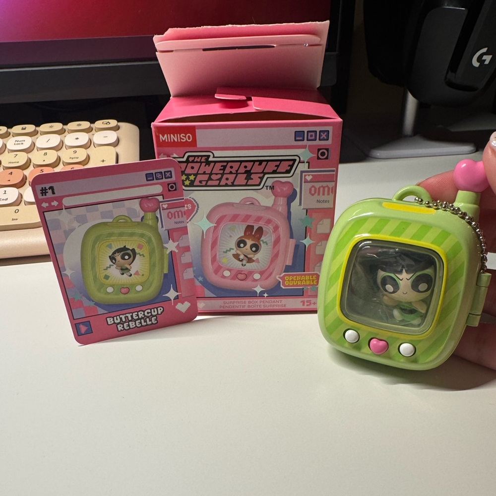 SOLD Miniso Powerpuff Girls Enthusiasm Hotline Blind Box (Buttercup Rebelle #1)